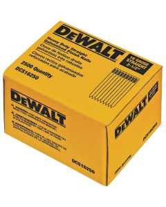 DEWALT 2-1/2 In. 16-Gauge Galvanized Straight Finish Nails (2500 Ct.)