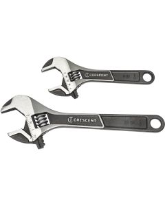 Crescent 6 In. & 10 In. Wide Jaw Adjustable Wrench Set (2-Piece)