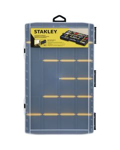 Stanley Black/Yellow Plastic 22-Compartment Tool Organizer