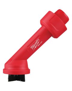 Milwaukee AIR-TIP 1-1/4 In. - 2-1/2 In. Red Plastic Cross Bristle Vacuum Brush