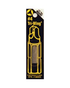Best Way Tools #4 Tri Wing Security 1 In. 1/4 In. Hex Screwdriver Bit
