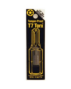 Best Way Tools T7 Tamperproof Torx Security 1 In. 1/4 In. Hex Screwdriver Bit