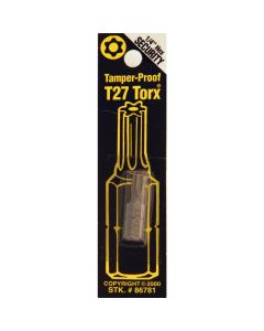 Best Way Tools T27 Tamperproof Torx Security 1 In. 1/4 In. Hex Screwdriver Bit