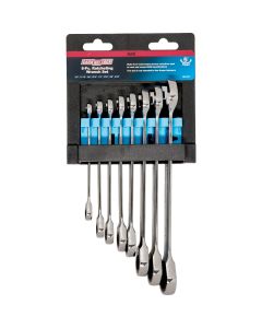 8pc Sae Ratch Wrench Set