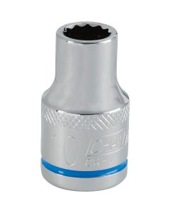 Channellock 1/2 In. Drive 10 mm 12-Point Shallow Metric Socket