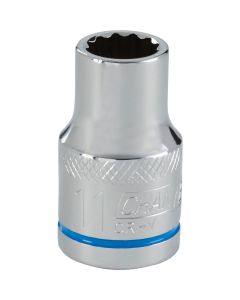 Channellock 1/2 In. Drive 11 mm 12-Point Shallow Metric Socket