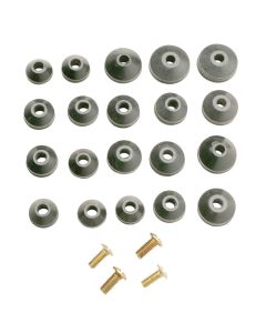 Do it Assorted Black Beveled Faucet Washer (24 Ct.)