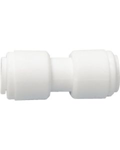 Watts 3/8 In. x 3/8 In. OD Tubing Quick Connect Plastic Coupling
