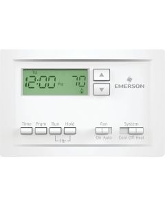 White Rodgers 5-1-1 Day Programmable White Digital Thermostat