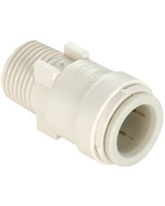 Watts 1/2 In. CTS x 3/8 In. MPT Quick Connect Plastic Connector