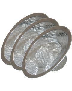 Lasco Assorted Size Stainless Steel Drain Strainer (3-Pack)