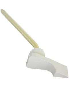 Lasco 45 Degree White Tank Lever with Plastic Arm For American Standard