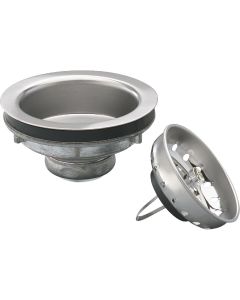 Keeney Champion 3-1/2 In. Stainless Steel Basket Strainer Assembly