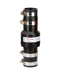 Drainage Industries 1-1/2 In. ABS Thermoplastic In-Line Sump Pump Check Valve