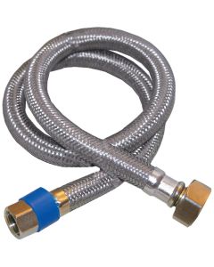 Lasco 3/8 In. C x 1/2 In. FIP x 24 In. L Stainless Steel Braided Supply Faucet Connector