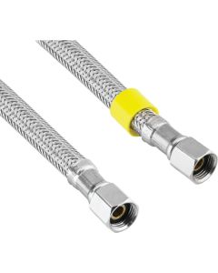 Lasco 1/4 In. x 1/4 In. x 10 Ft. Length Braided Supply Ice Maker Connector Hose