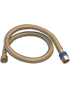 Lasco 3/8 In.C x 3/8 In.C x 36 In. L Braided Stainless Steel Flex Line Appliance Water Connector