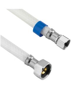 Lasco 3/8 In. C x 1/2 In. FIP x 9 In. L Braided Poly Vinyl Faucet Connector