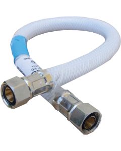 Lasco 3/8 In. C x 3/8 In. C X 12 In. L Braided Poly Vinyl Faucet Connector