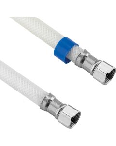 Lasco 3/8 In. C x 3/8 In. C x 48 In. L Braided Poly Vinyl Appliance Water Connector