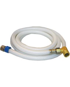 Lasco 3/8 In. x 3/8 In. x 72 In. L Braided Poly Vinyl Dishwasher Connector