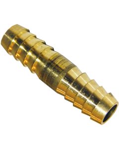 Lasco 3/8 In. Brass Hose Barb Coupling
