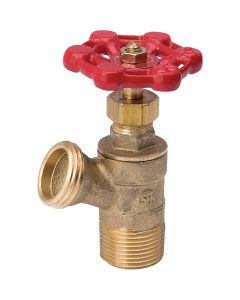 ProLine 3/4 In. MIP x 3/4 In. Hose Thread Brass Boiler Drain with Stuffing Box