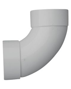 IPEX Canplas 6 In. SDR 35 90 Deg. PVC Sewer and Drain Sanitary Elbow (1/4 Bend)
