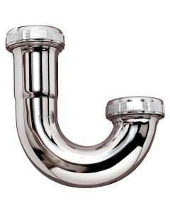 Do it Best 1-1/4 In. Chrome Plated Brass J-Bend