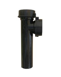 Lasco 1-1/2 In. OD x 7 In. Black Plastic End Outlet Tee