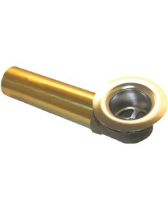 Lasco 1-1/2 In. Brass Overflow and Waste Shoe