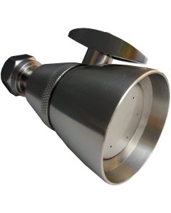 Lasco Chatam Style 1-Spray 1.8 GPM Fixed Showerhead, Satin Nickel