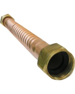 Lasco 3/4 FIP X 3/4 FIP X 12 In. L Corrugated Copper Water Heater Connector