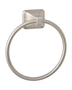 Home Impressions Vista Brushed Nickel Towel Ring