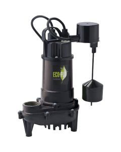 ECO-FLO 1/2 HP Submersible Cast Iron Sump Pump