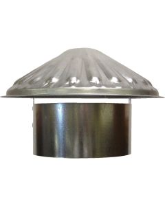 S & K Galvanized Steel 5 In. x 9-1/2 In. Vent Pipe Cap