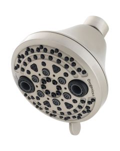 Oxygenics PowerMassage 5-Spray 1.75 GPM Fixed Showerhead, Brushed Nickel