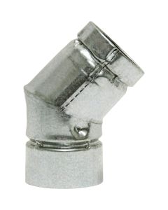 SELKIRK VP Pellet Pipe 3 In. x 3-7/16 In. x 45 deg Pellet Stove Pipe Elbow