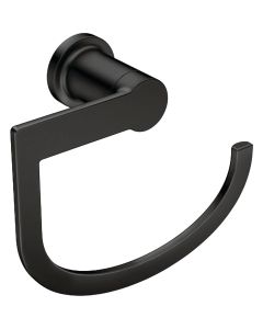 Moen Rinza Matte Black Finished Zinc Towel Ring