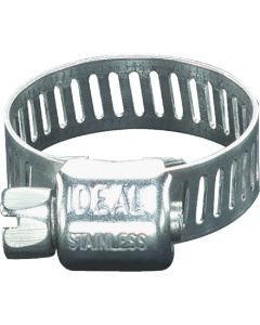 Ideal 5/16 In. - 7/8 In. Stainless Steel Micro-Gear Hose Clamp w/Zinc-Plated Carbon Steel Screw