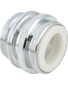 Do it 15/16" Outside or 55/64" Inside to 3/4" Dual Thread Faucet Adapter, Low Lead
