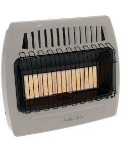 Comfort Glow 30,000 BTU Natural Gas (NG) or Propane (LP) Vent Free Infrared Plaque Gas Wall Heater