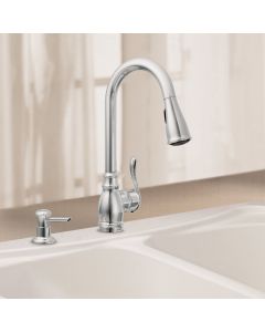 Moen Anabelle Single Handle Pull-Down Kitchen Faucet, Chrome