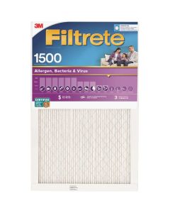 3M Filtrete 12 In. x 12 In. x 1 In. Ultra Allergen Healthy Living 1550 MPR Furnace Filter