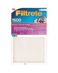 3M Filtrete 24 In. x 24 In. x 1 In. Ultra Allergen Healthy Living 1550 MPR Furnace Filter