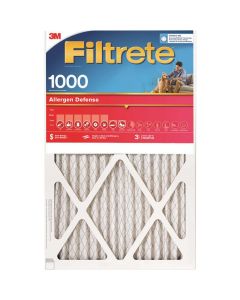 3M Filtrete 12 In. x 12 In. x 1 In. Allergen Defense 1000/1085 MPR Furnace Filter