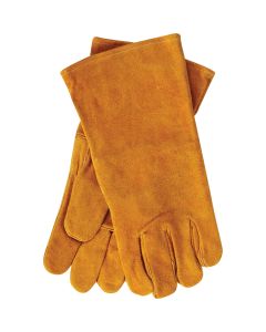 Home Impressions Men's 1 Size Fits All Leather Hearth Glove