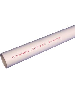 Charlotte Pipe 1/2 In. x 10 Ft. Cold Water Schedule 40 PVC Pressure Pipe