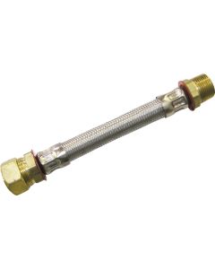 B&K 3/4 In. MIP X 3/4 In. ID CX 18 In. L Stainless Steel Water Heater Connector