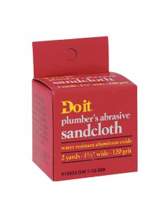 Do it 1-1/2 In. x 2 Yd. 120-Grit Plumber's Abrasive Sand Cloth